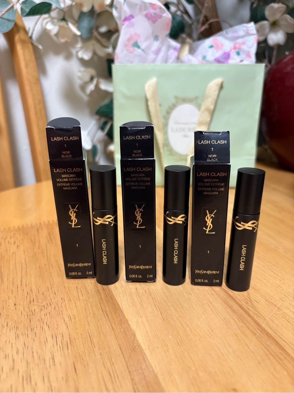 Lot Of 3, YSL Yves Saint Laurent Lash Clash Mascara, TravelSz 0.06oz, BNIB, New